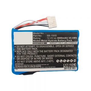 Bateria para eletrocardiógrafos Nihon Kohden Cardiofax ECG-1400 - ECG-1450 - ECG-1500 - ECG-1510 - ECG-1530 - ECG-1550 - ECG-1560 - Marca Texs Power