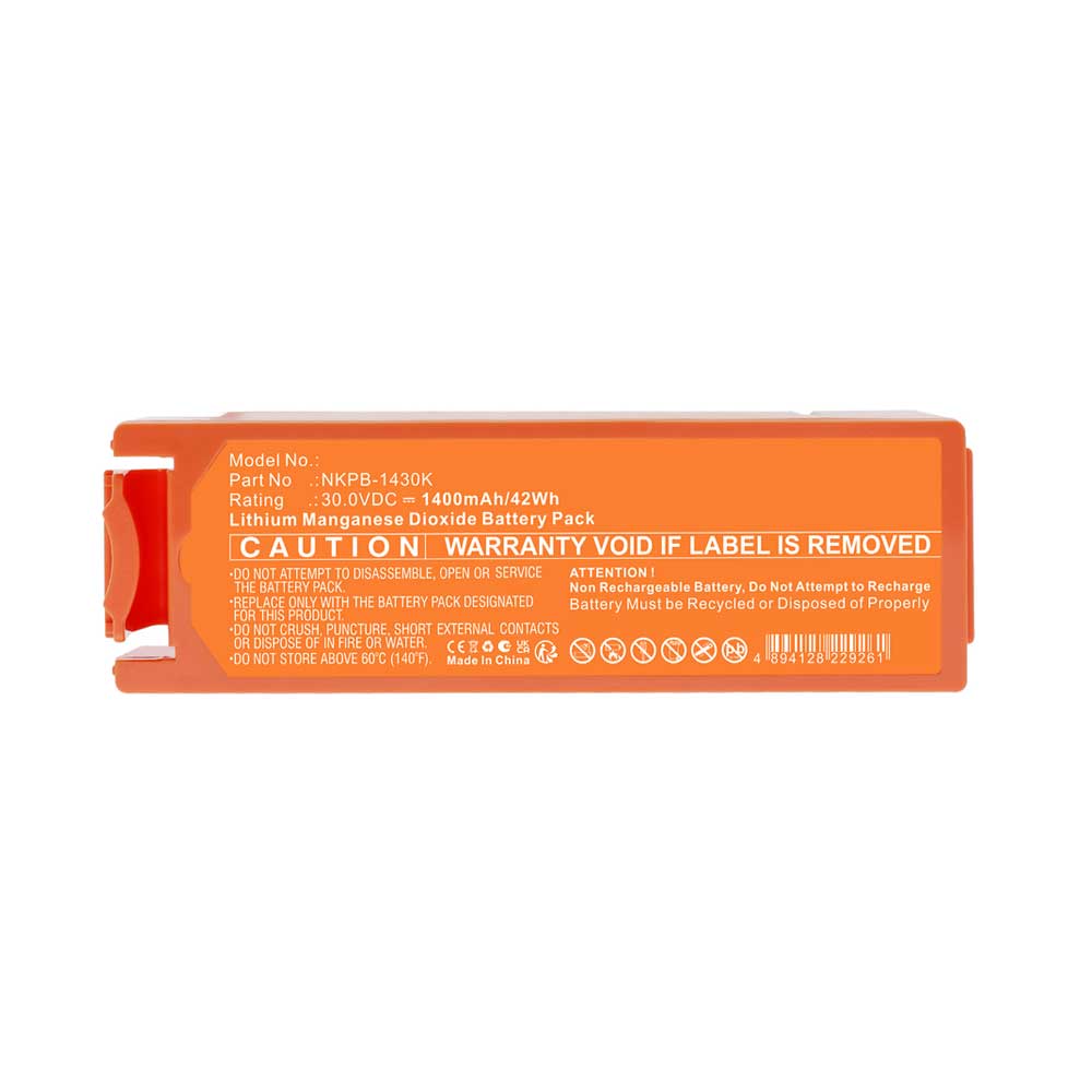 Bateria para desfibriladores Nihon Kohden AED-2100 - AED-3100 - X212A - Marca Texs Power